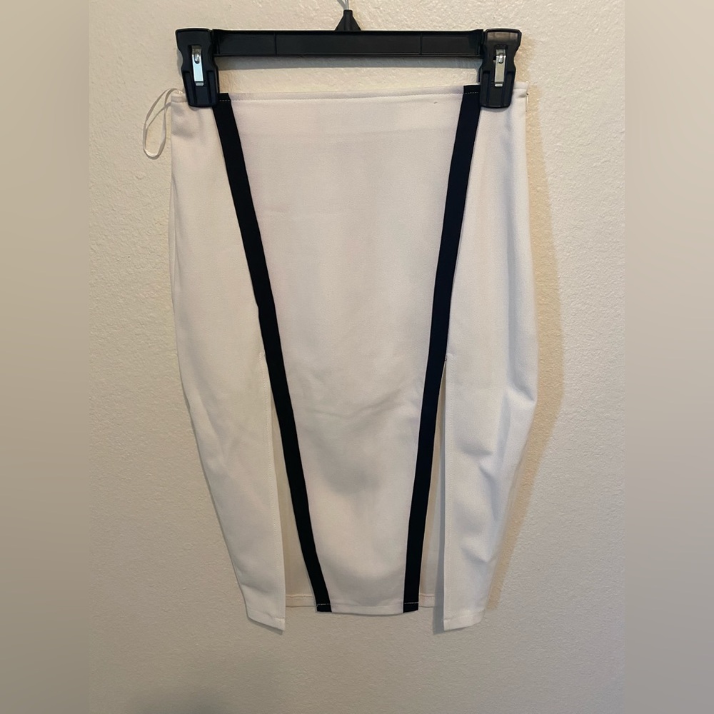 White skirt